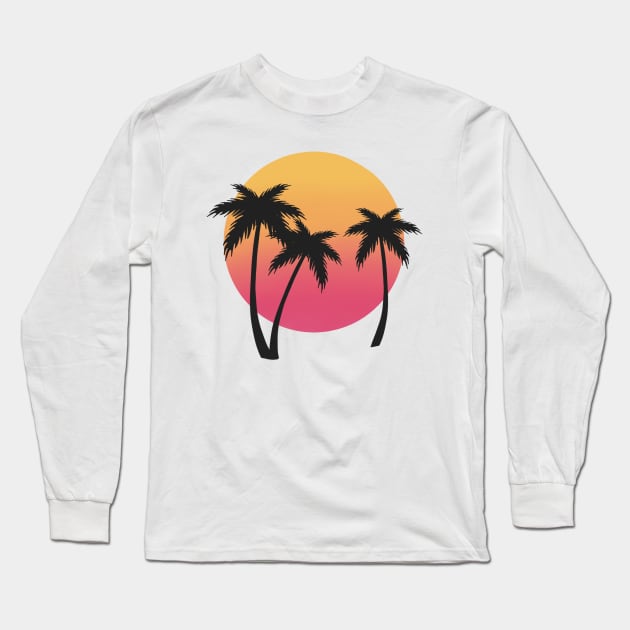 Evening sunset Long Sleeve T-Shirt by Jasmwills